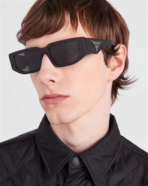 prada sunglasses symbole men's|Prada rectangle sunglasses men.